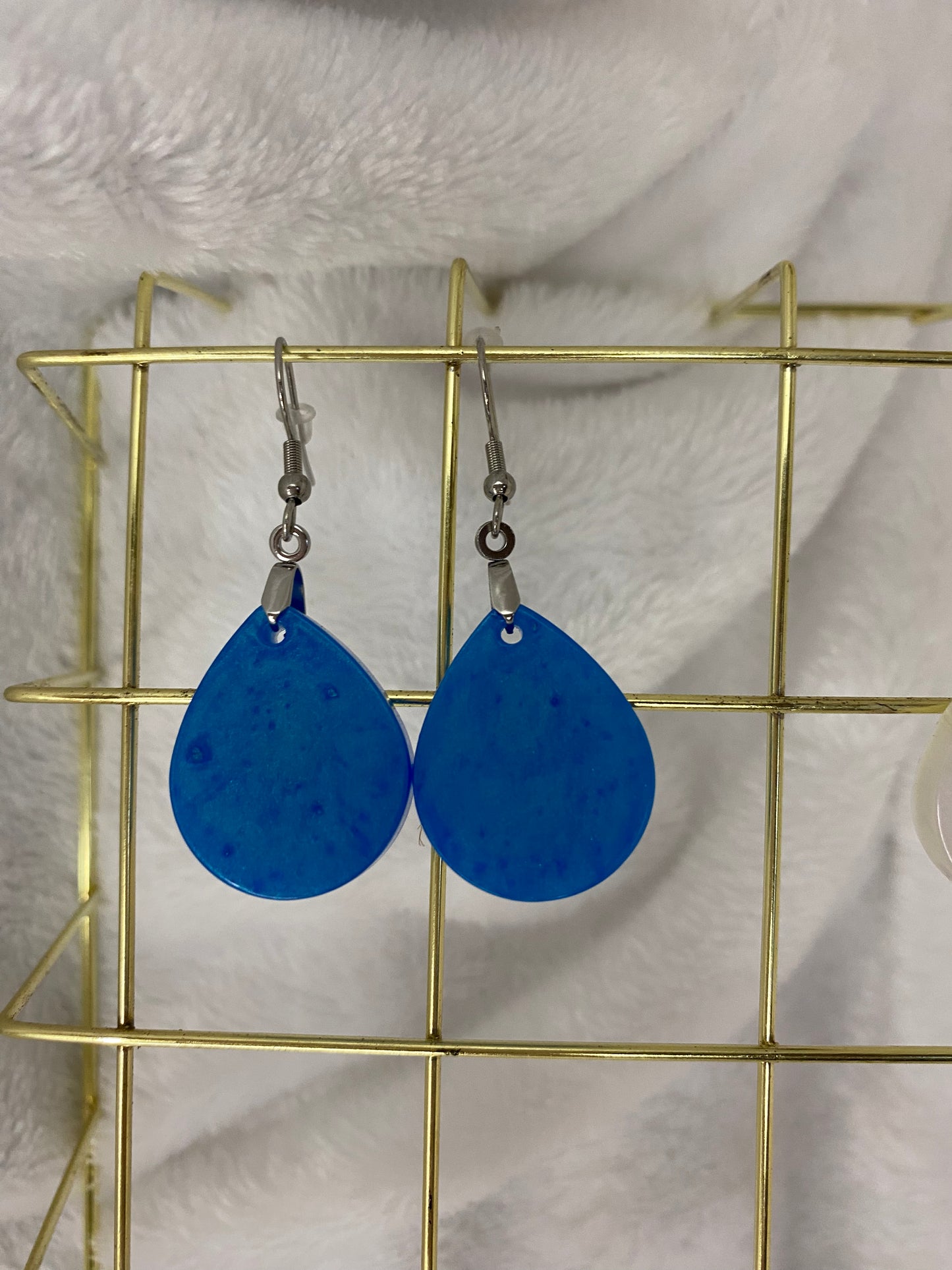 Sky Blue Teardrop Earrings