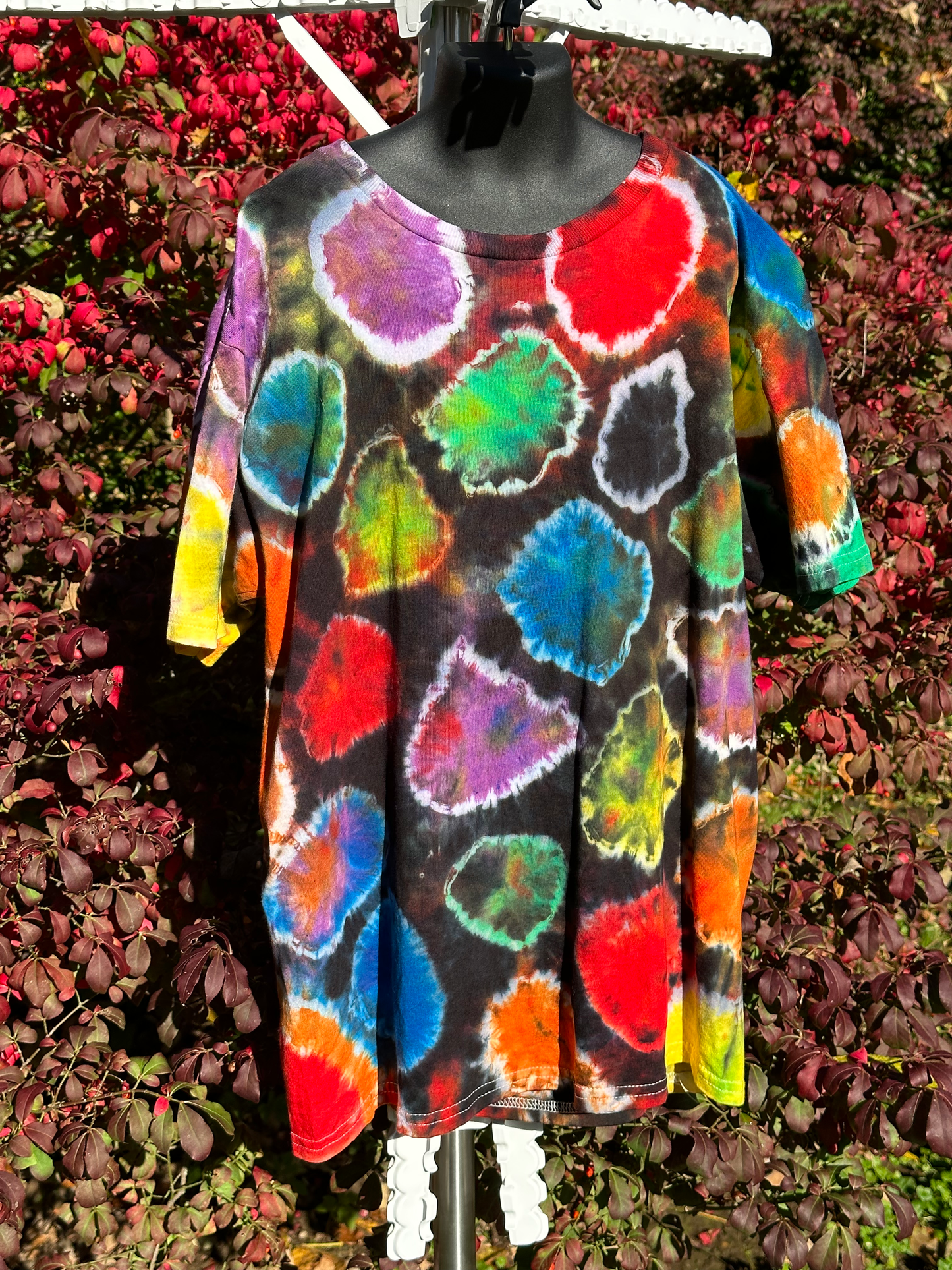 Youth XL Reverse Geode Tie Dye Tee Shirt