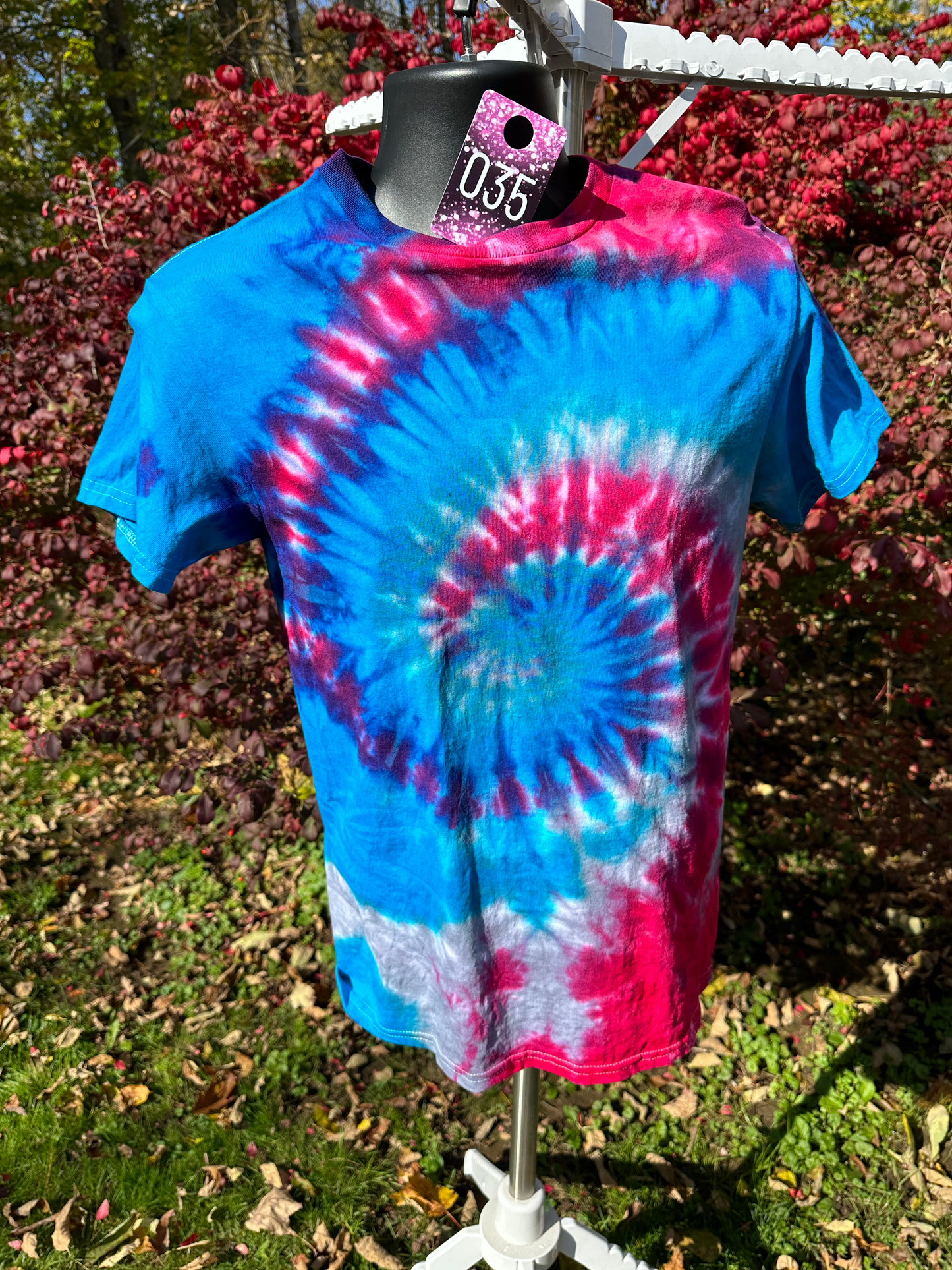 Small Spiral Tie Dye Tee Shirt