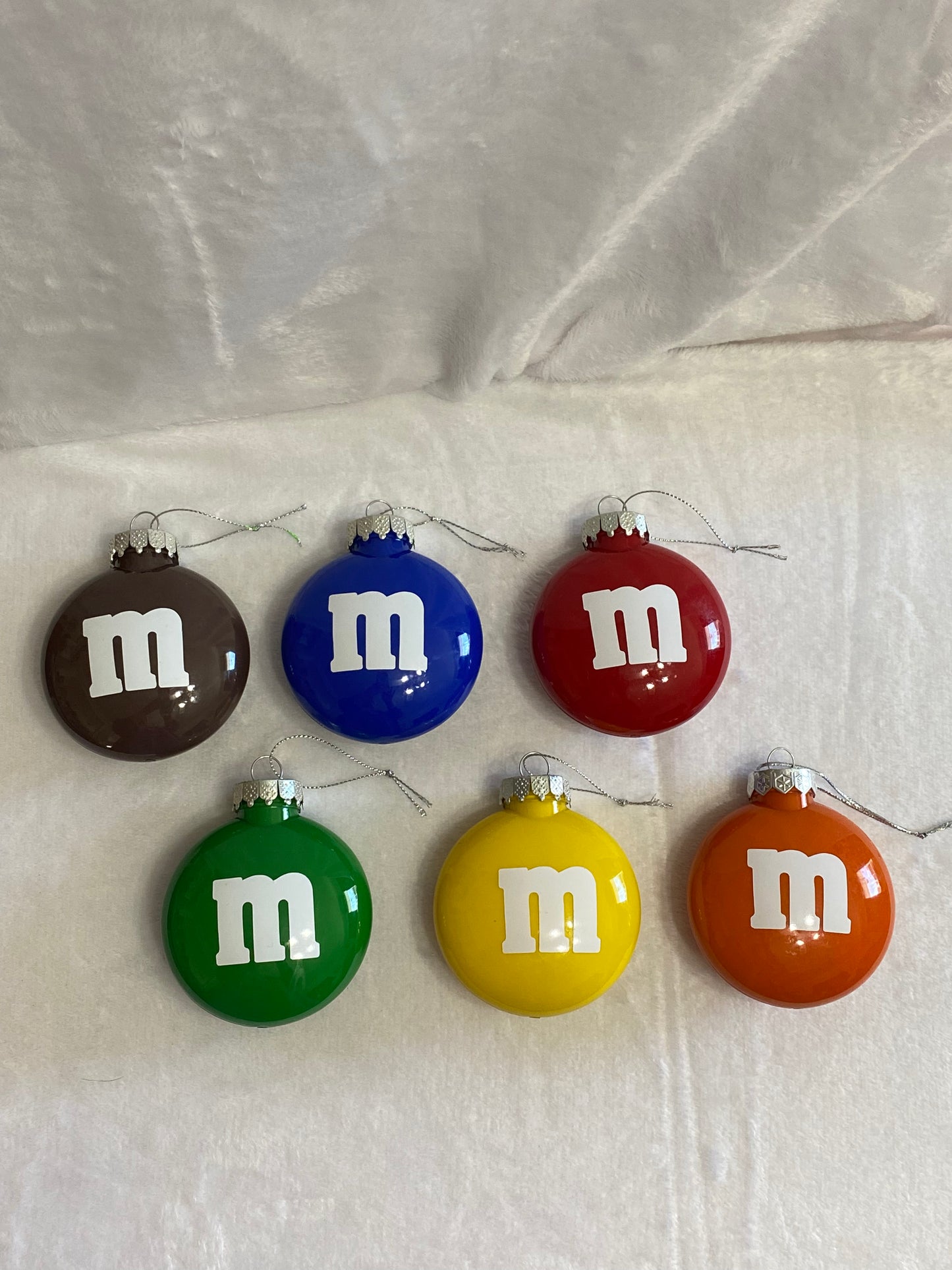 M&Ms Ornaments Set of 6