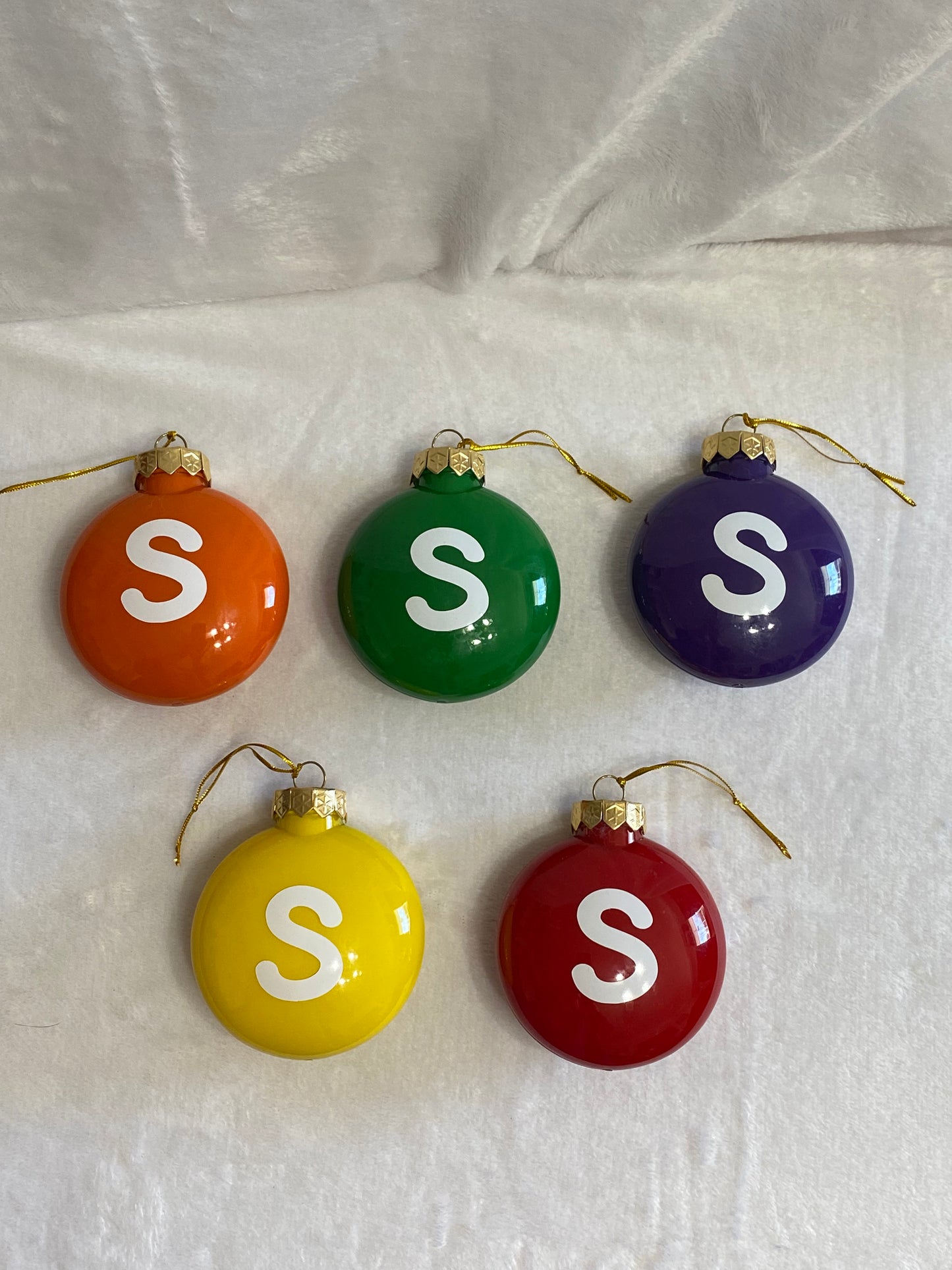 Skittles Ornaments Set of 5