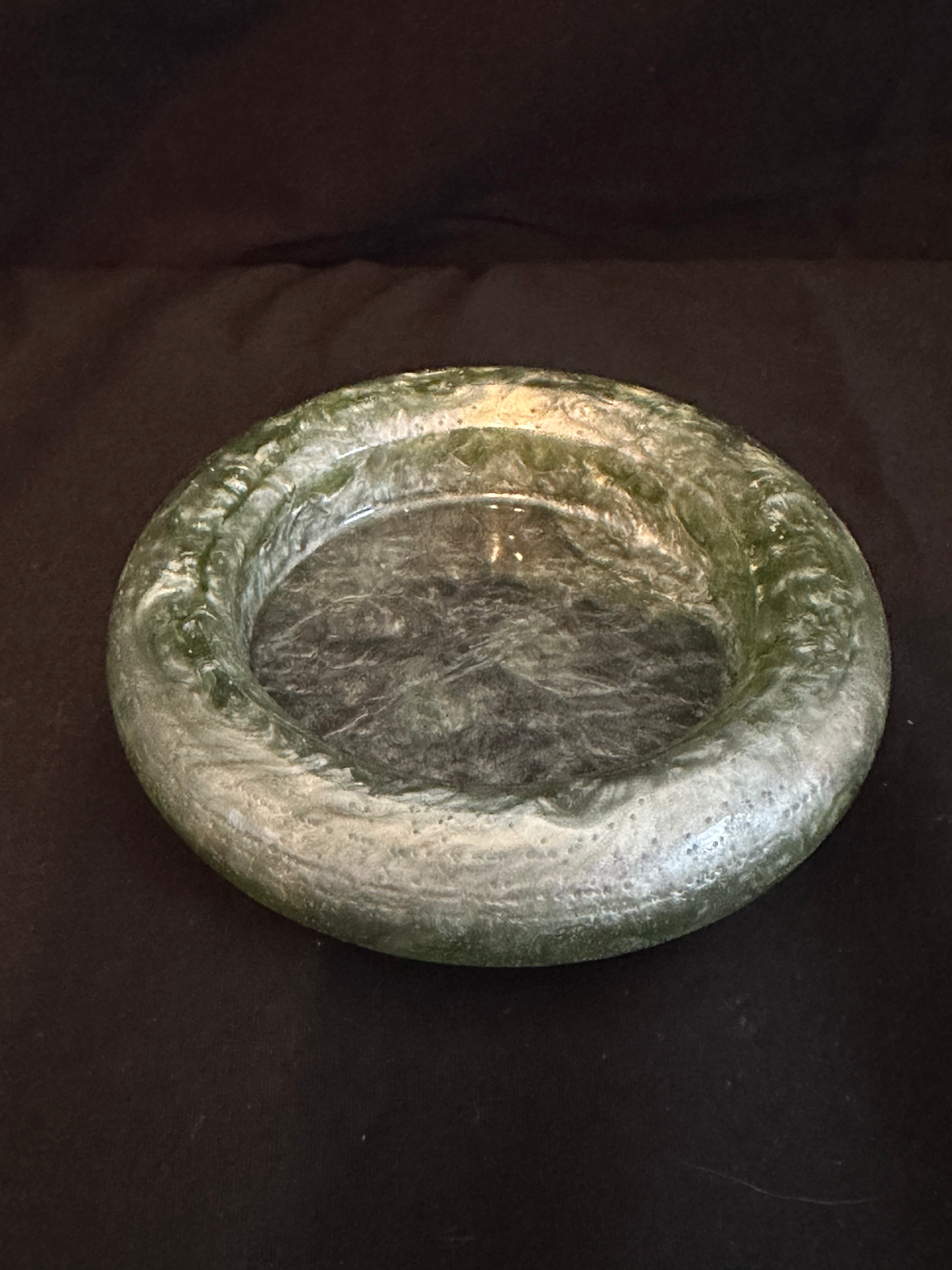 Metallic Green Ashtray