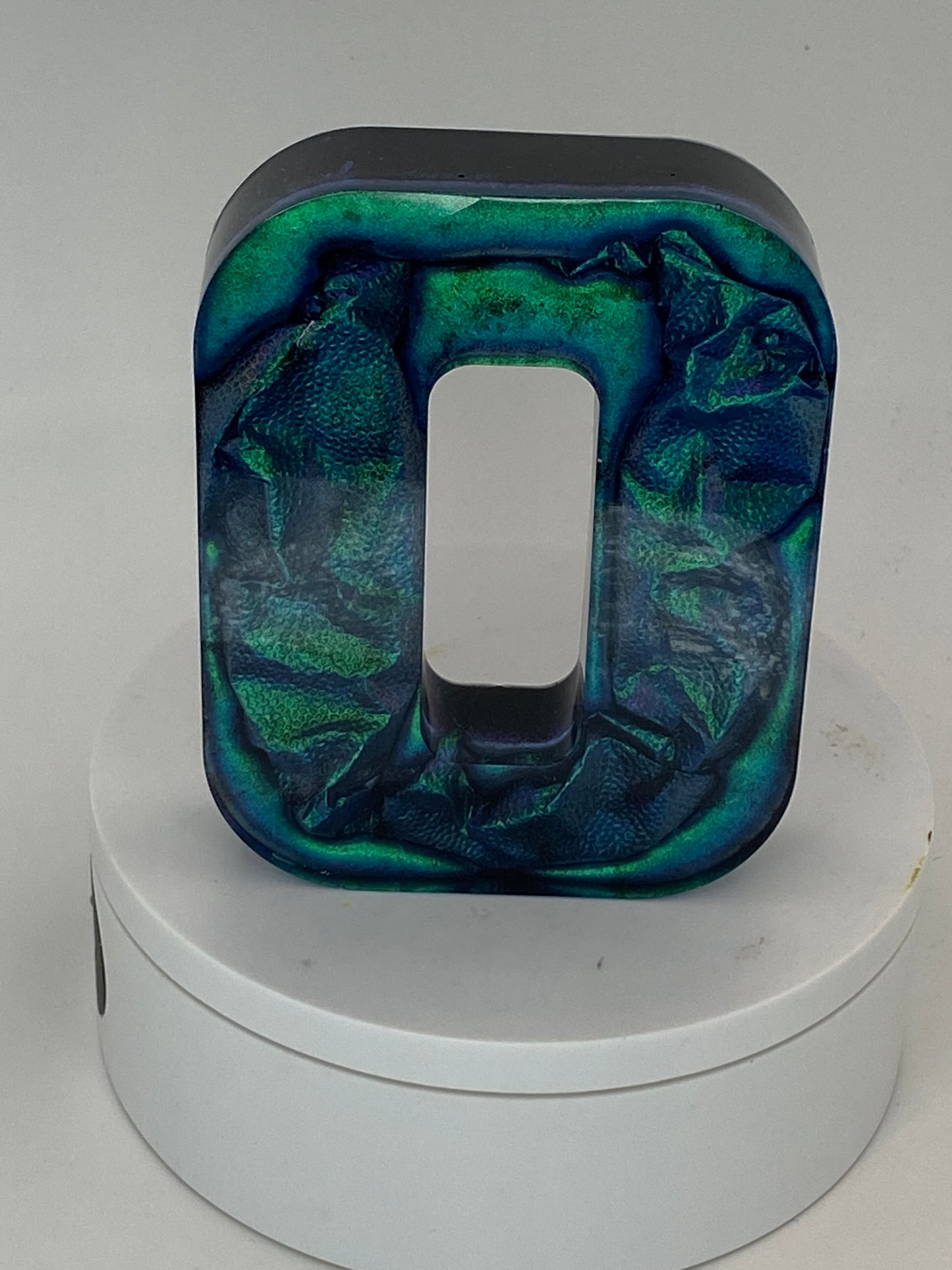 4 inch Resin Letters with Colorshift Mica Powders