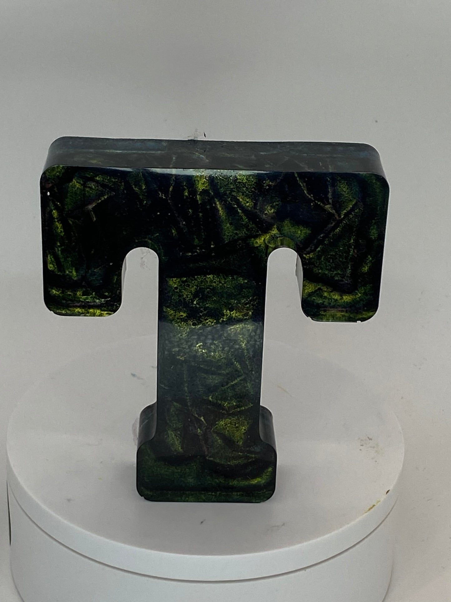4 inch Resin Letters with Colorshift Mica Powders