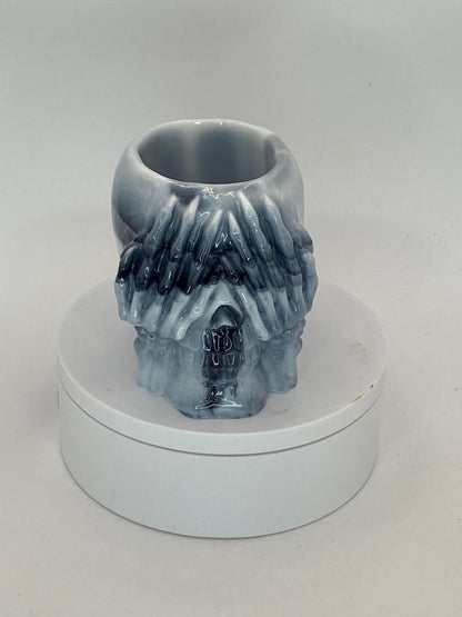 Succulent Hear No Evil, See No Evil, Speak No Evil Skull Holders 3 pc Set