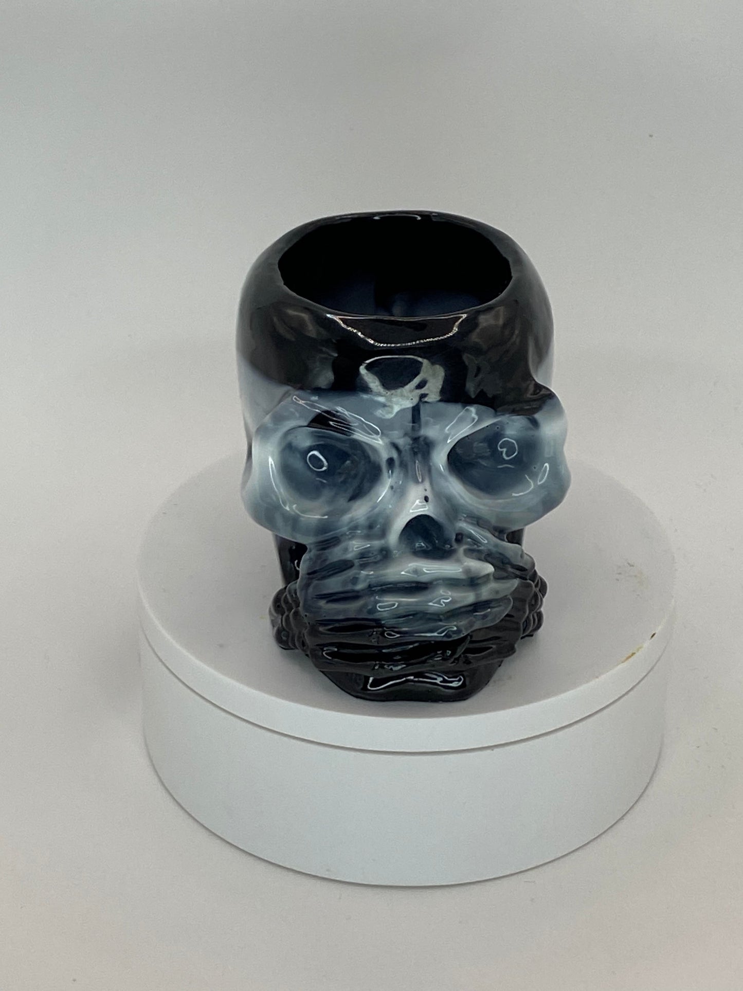 Succulent Hear No Evil, See No Evil, Speak No Evil Skull Holders 3 pc Set