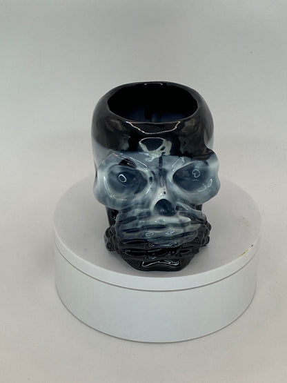 Succulent Hear No Evil, See No Evil, Speak No Evil Skull Holders 3 pc Set