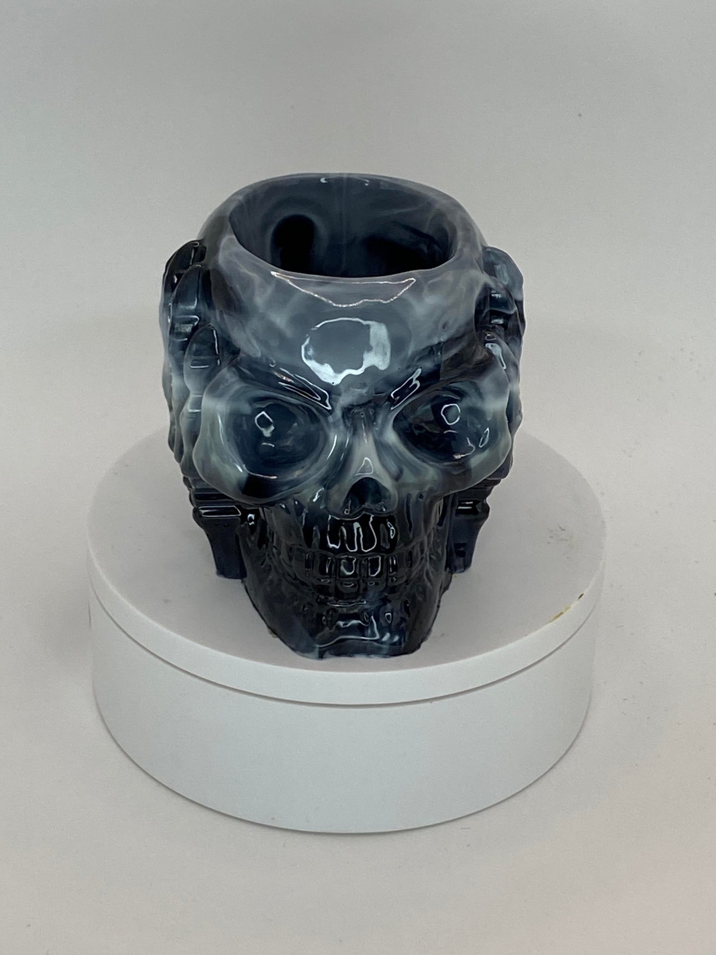 Succulent Hear No Evil, See No Evil, Speak No Evil Skull Holders 3 pc Set