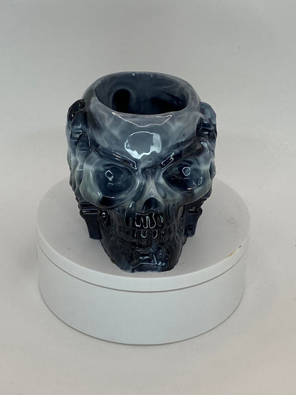 Succulent Hear No Evil, See No Evil, Speak No Evil Skull Holders 3 pc Set