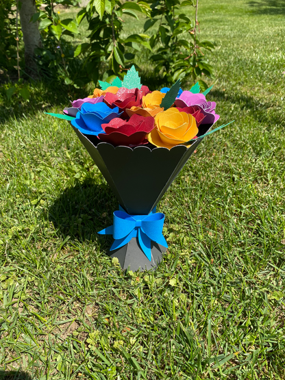 Custom Cardstock Bouquets
