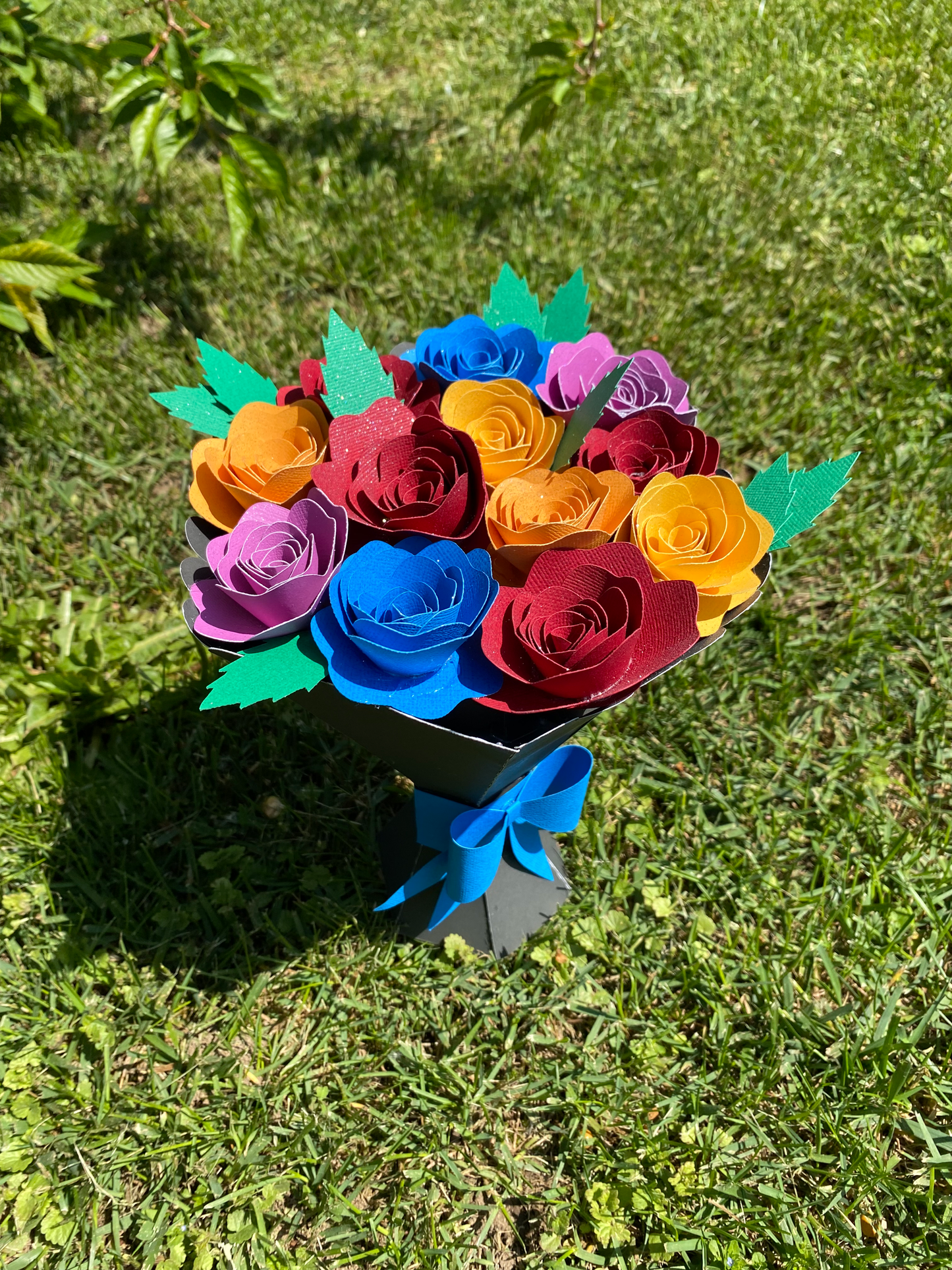 Custom Cardstock Bouquets