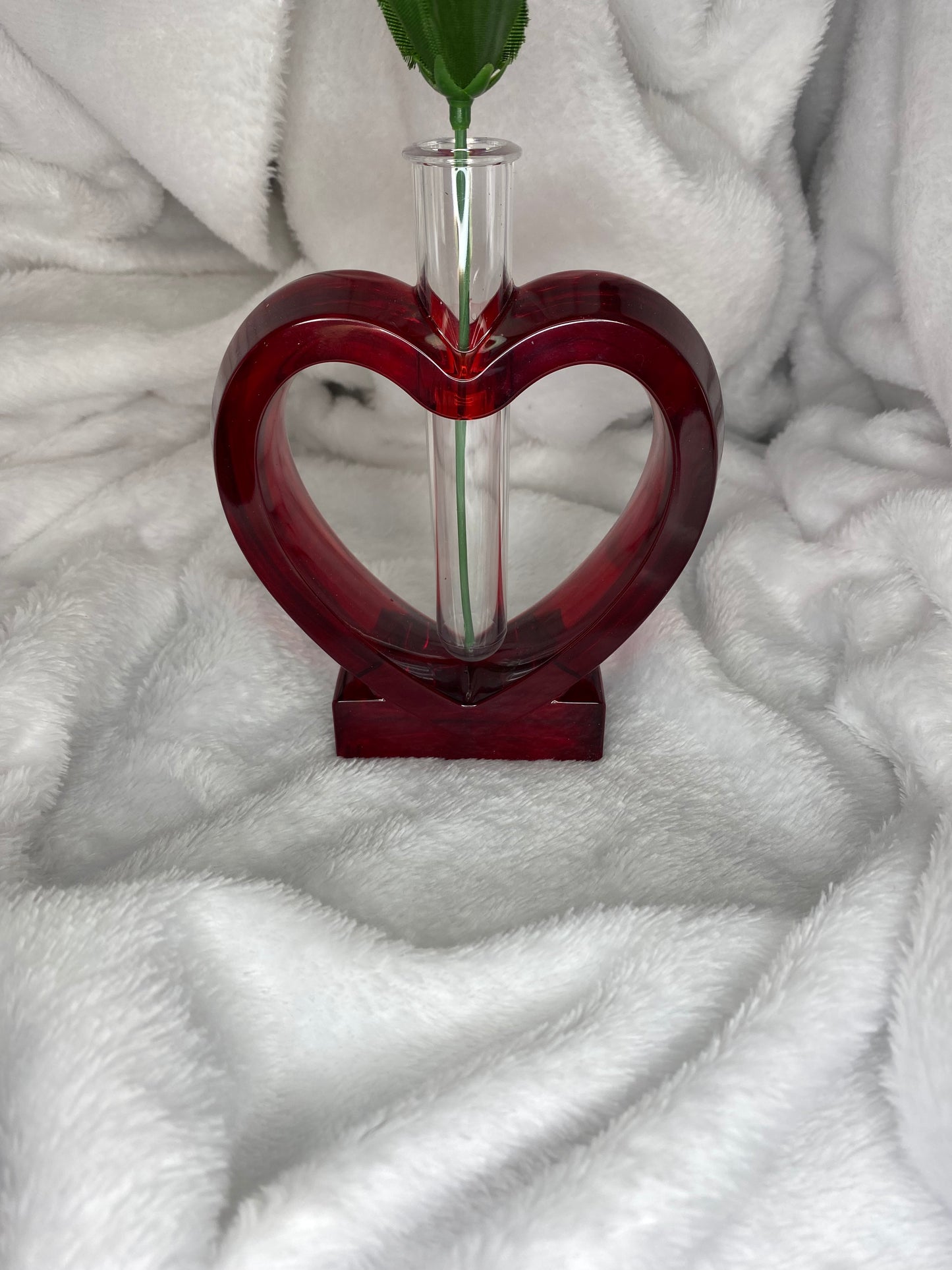 Heart Shape Single Flower Vases