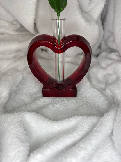 Heart Shape Single Flower Vases