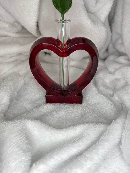 Heart Shape Single Flower Vases