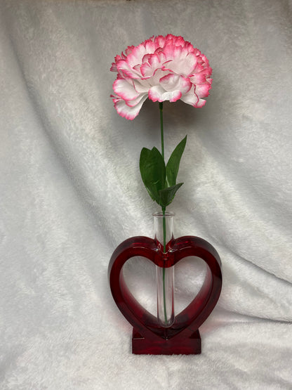 Heart Shape Single Flower Vases