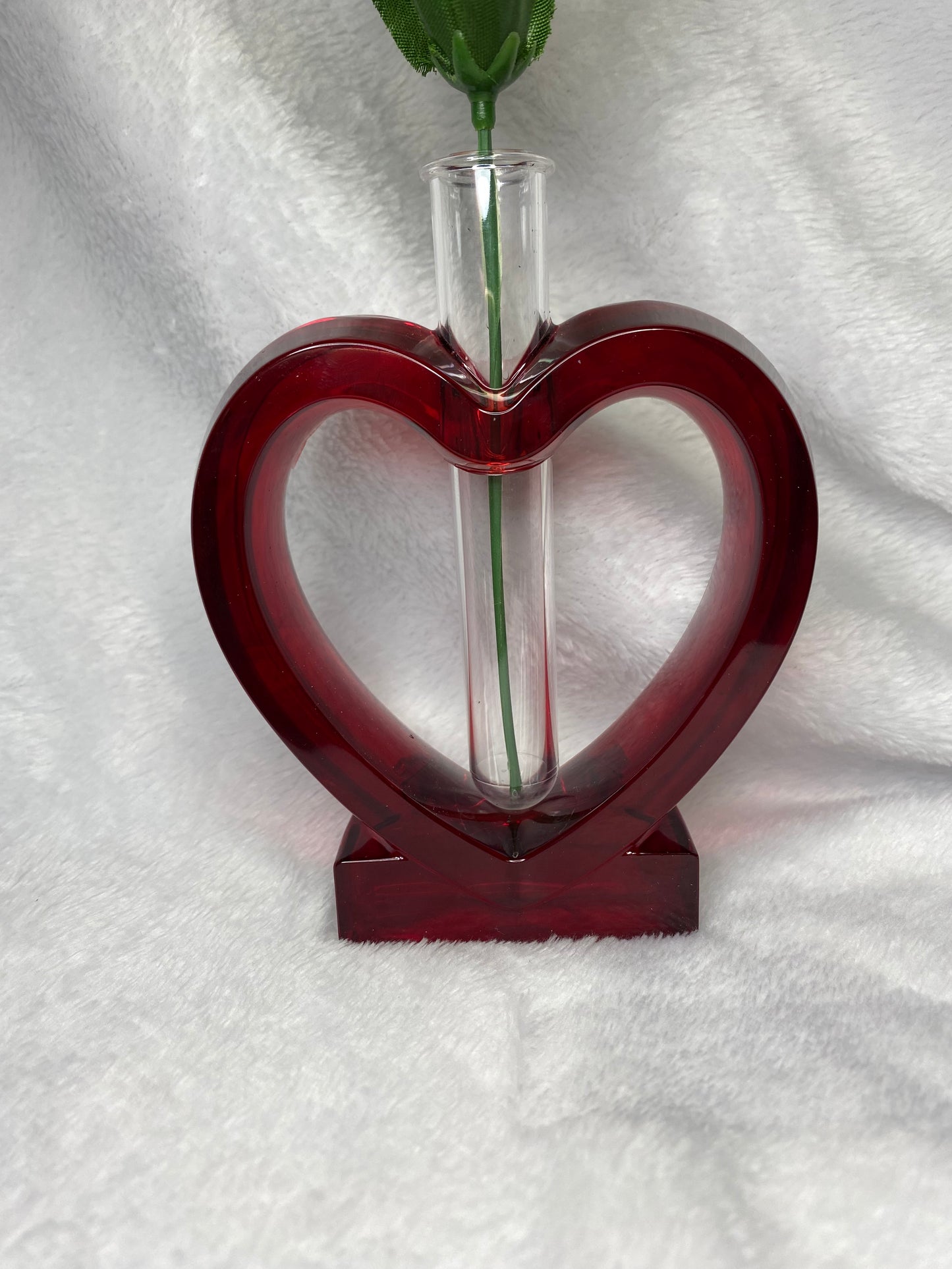 Heart Shape Single Flower Vases