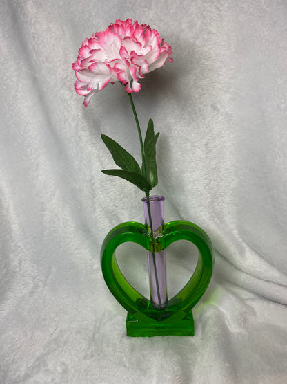 Heart Shape Single Flower Vases