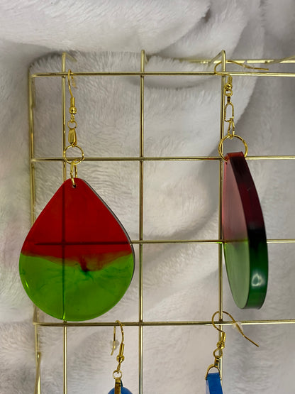 Red & Green  Earrings