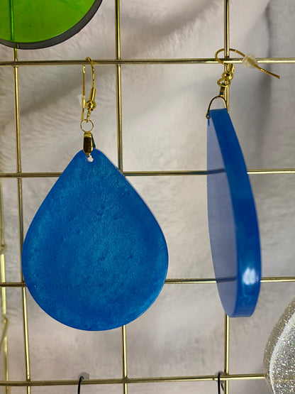 Sky Blue Teardrop Earrings