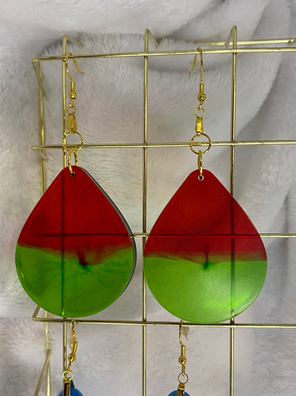 Red & Green  Earrings