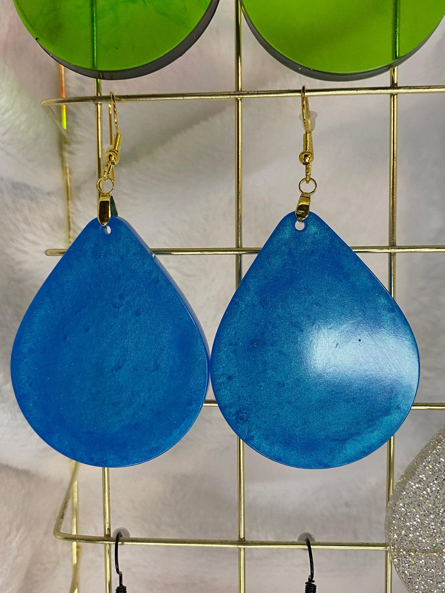 Sky Blue Teardrop Earrings