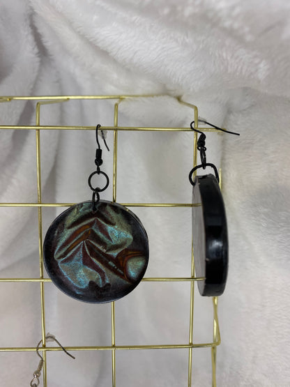 Colorshift Earrings Circle Shaped