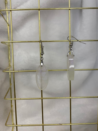 Iridescent Oval Earrings