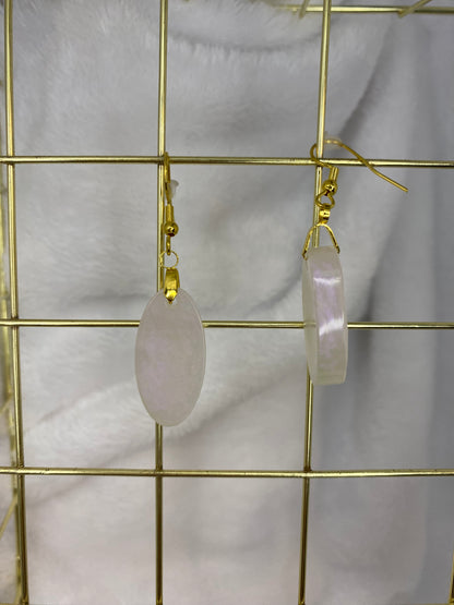 Iridescent Oval Earrings