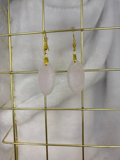 Iridescent Oval Earrings