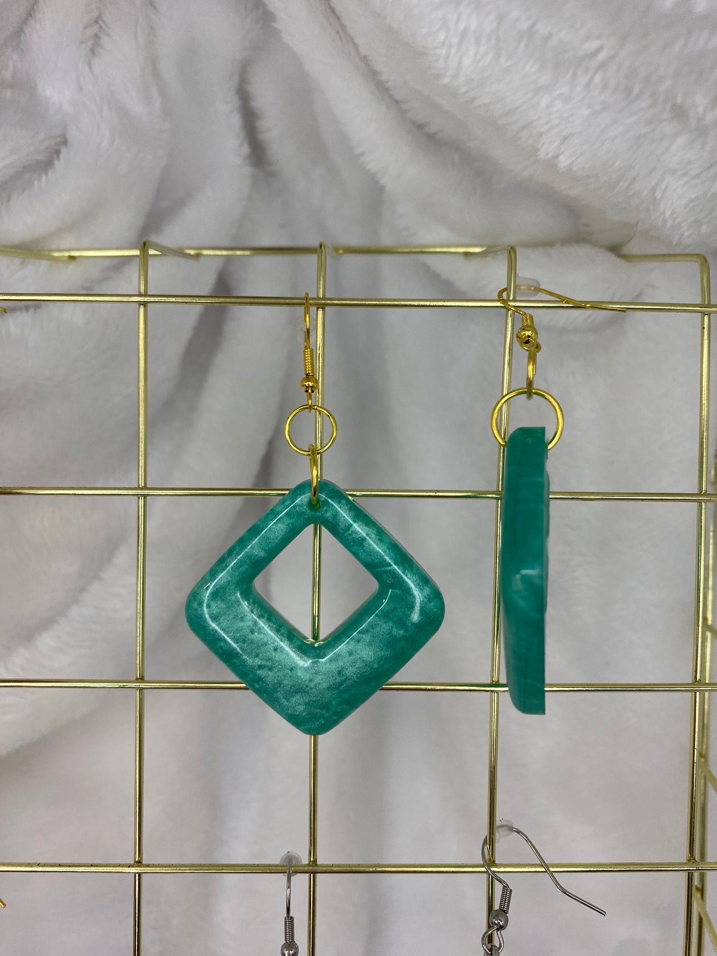 Blue/Green Earrings