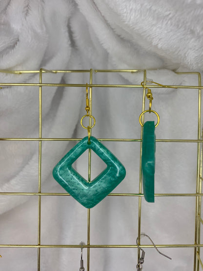 Blue/Green Earrings