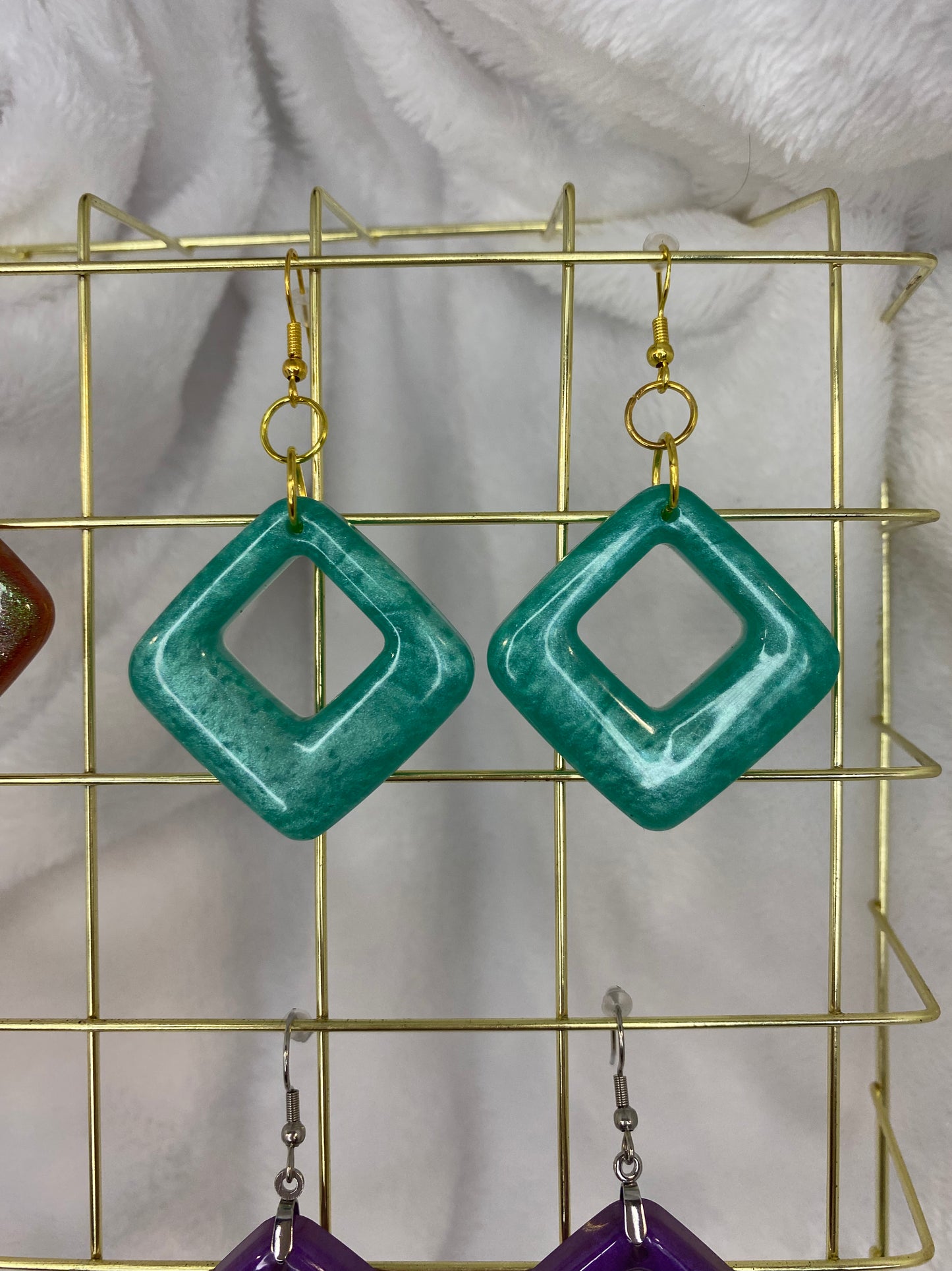Blue/Green Earrings