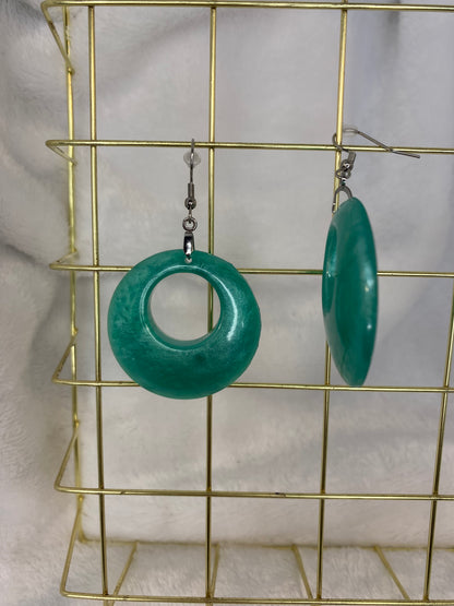 Blue/Green Earrings