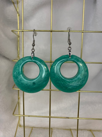 Blue/Green Earrings