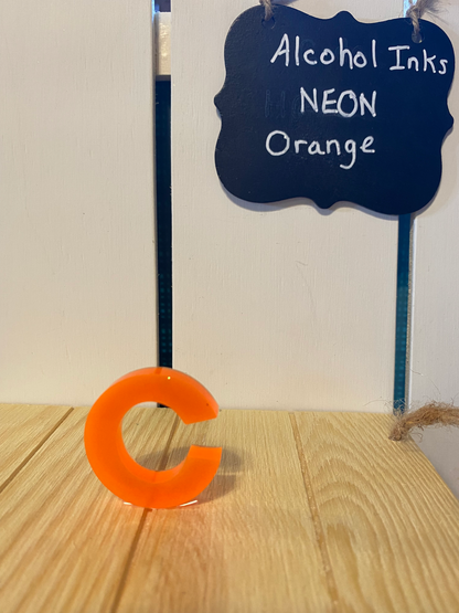 Basic Style Letters - Custom Resin Keychains