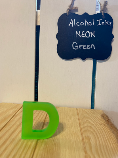 Basic Style Letters - Custom Resin Keychains
