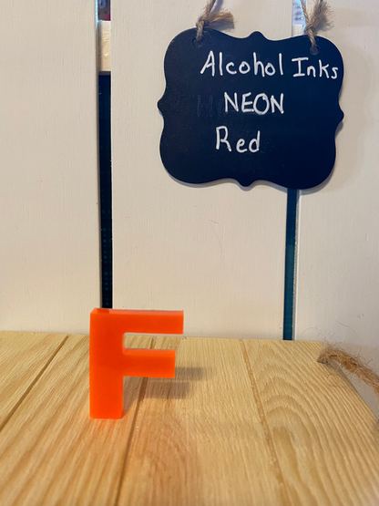 Basic Style Letters - Custom Resin Keychains