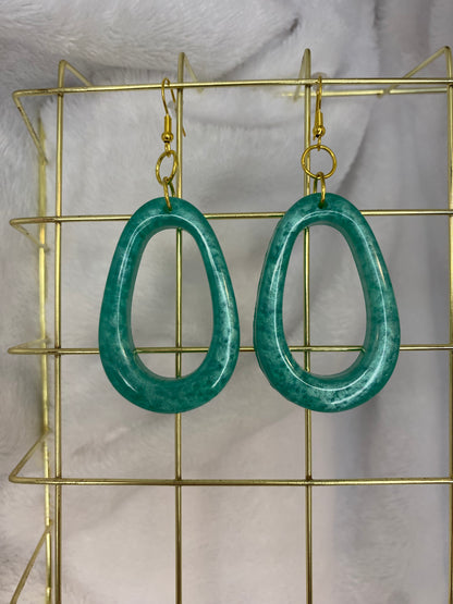 Blue/Green Earrings