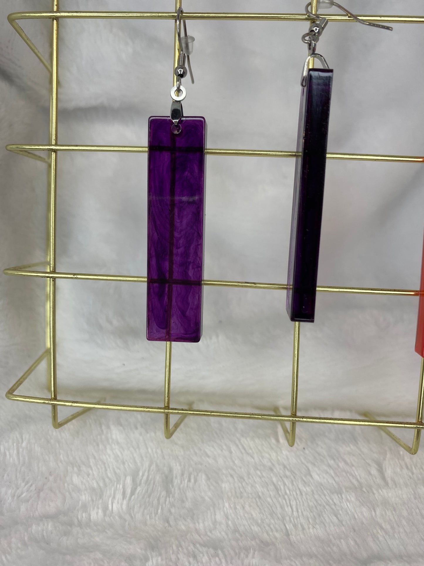 Dark Purple Earrings