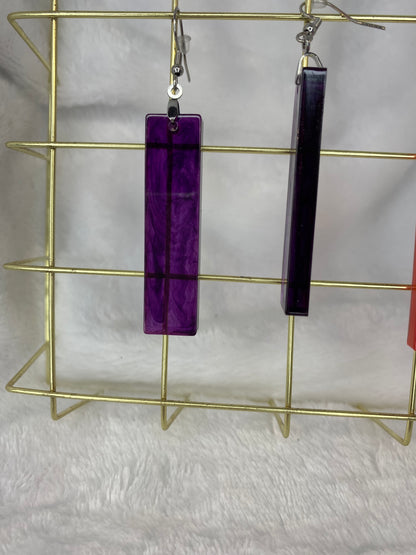 Dark Purple Earrings