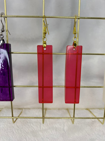 Crimson/Red Earrings