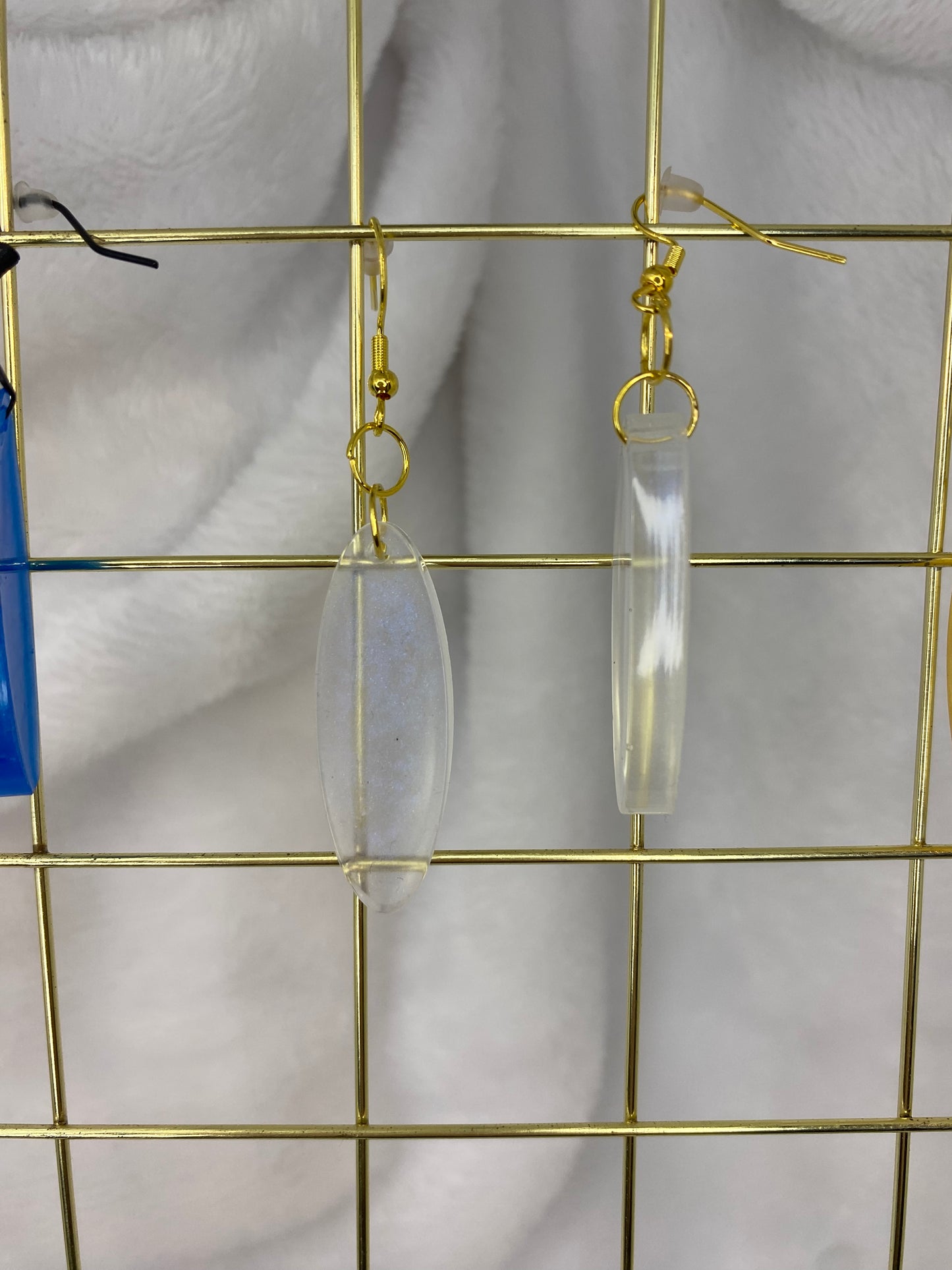 Iridescent Oval Earrings