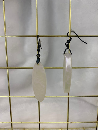 Iridescent Oval Earrings