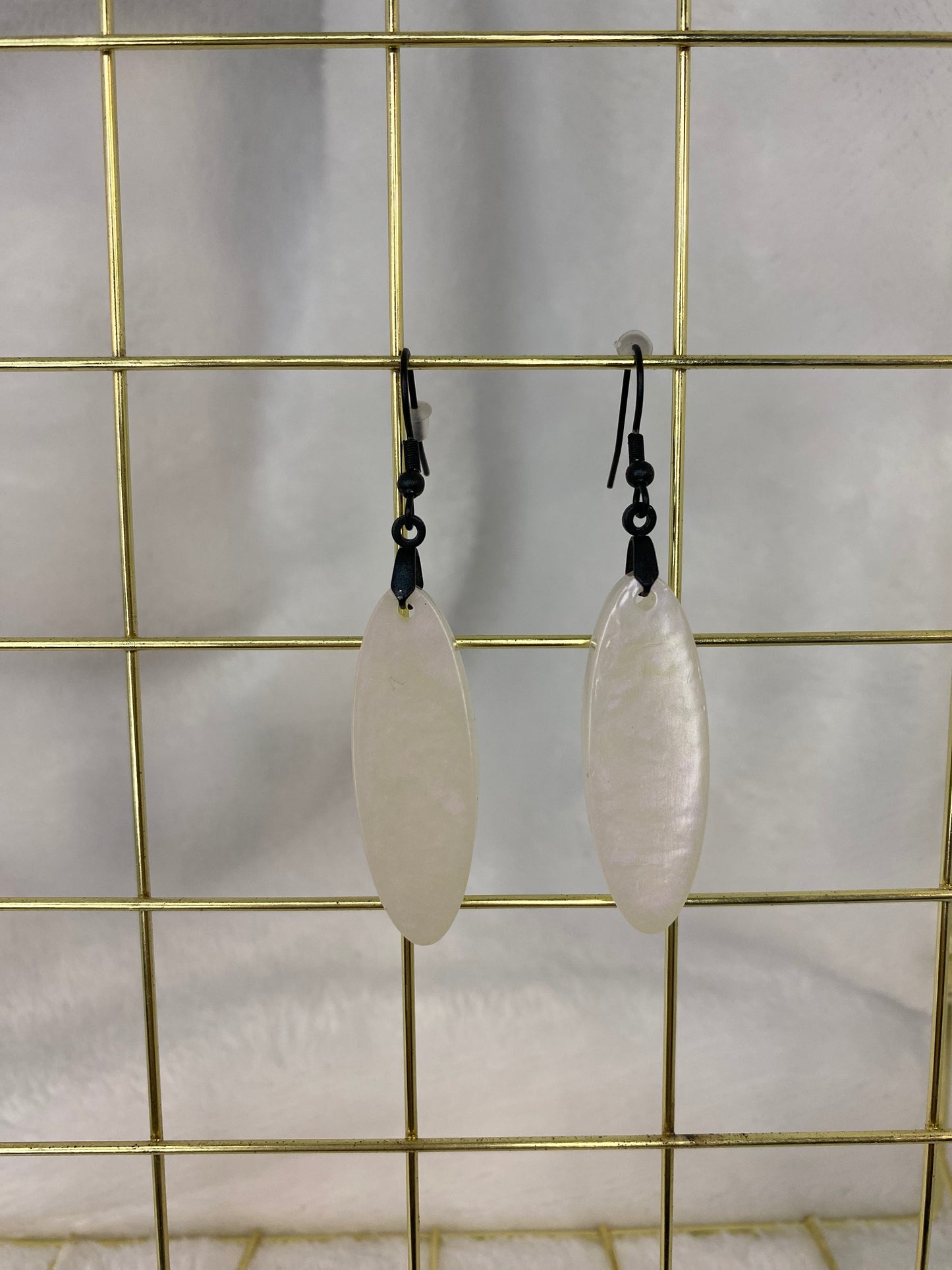 Iridescent Oval Earrings