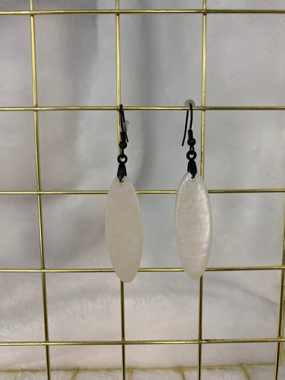 Iridescent Oval Earrings