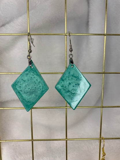 Blue/Green Earrings