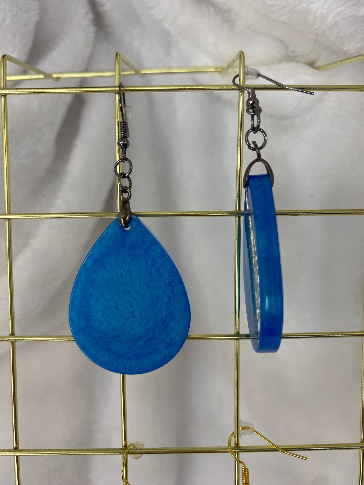 Sky Blue Teardrop Earrings