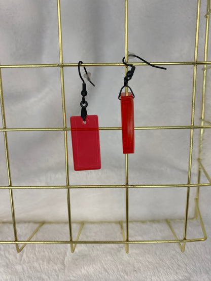 Crimson/Red Earrings