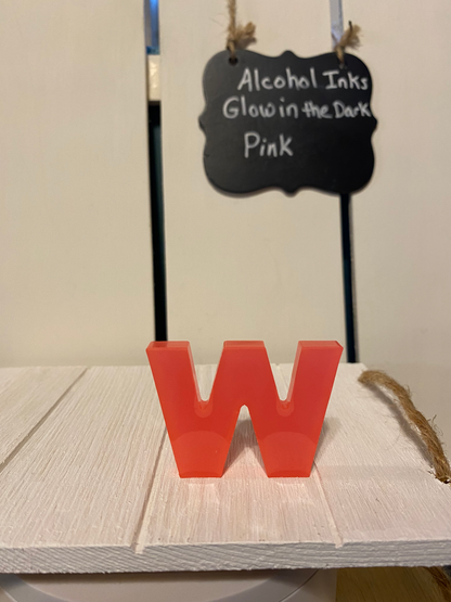 Basic Style Letters - Custom Resin Keychains