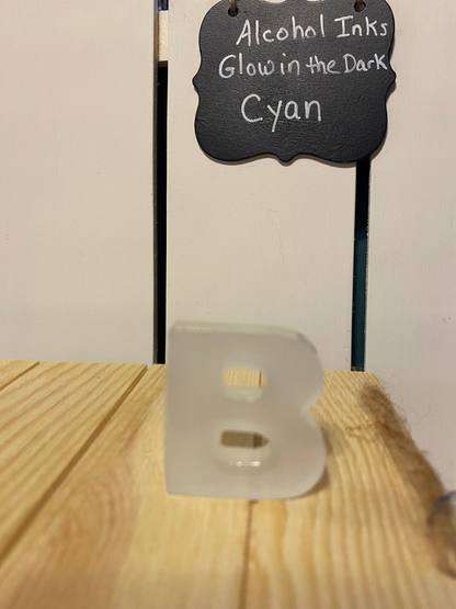 Basic Style Letters - Custom Resin Keychains